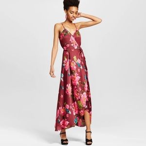 NWT Floral Maxi Wrap Dress | XL